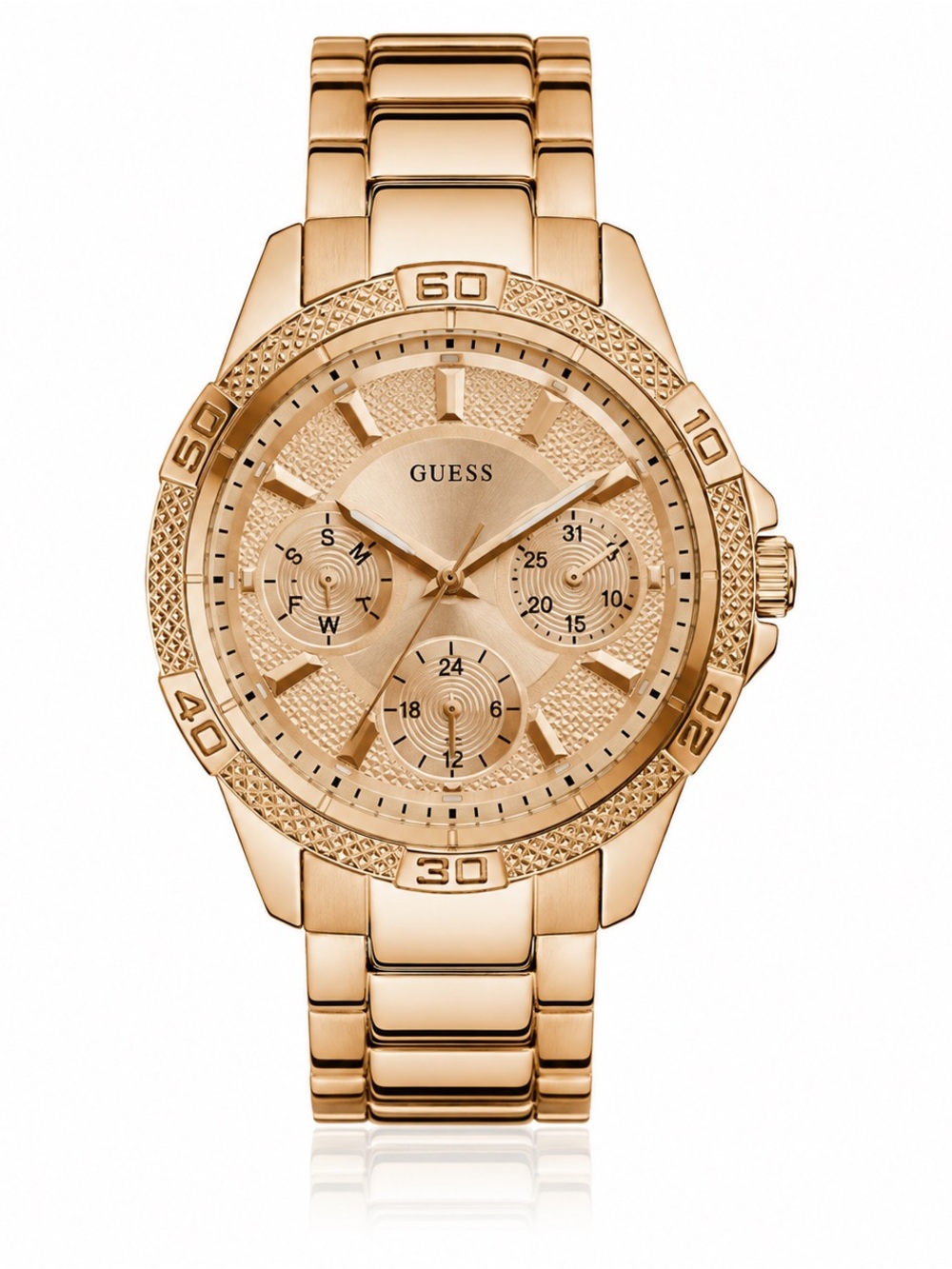 Guess Rose Gold Multifunction Bracelet Watch